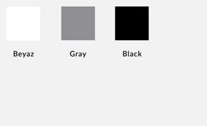 White Gray Black
